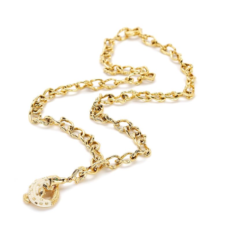 Alligator Mammoth Twist Pendant