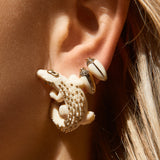 Alligator Mammoth Twist Earring