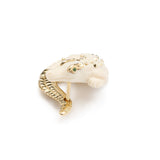 Alligator Twist Mammoth Large Earring