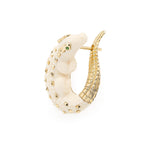 Alligator Twist Mammoth Large Earring