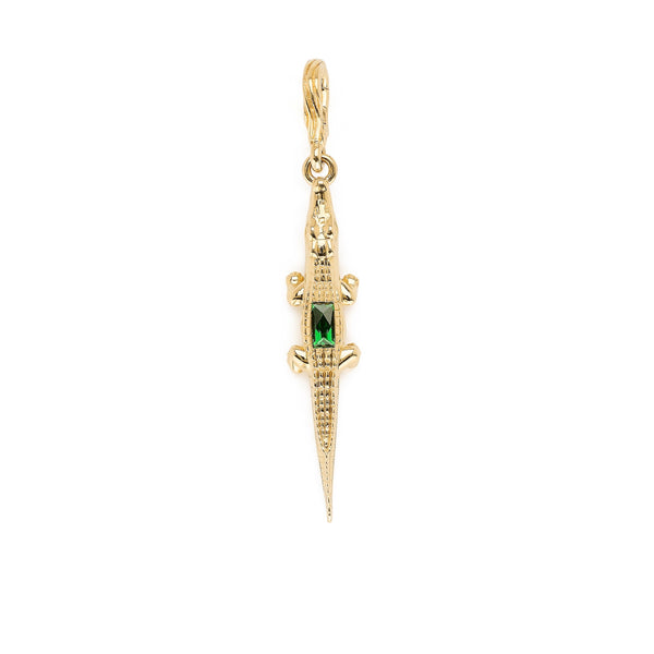 Alligator Tsavorite Insert Charm