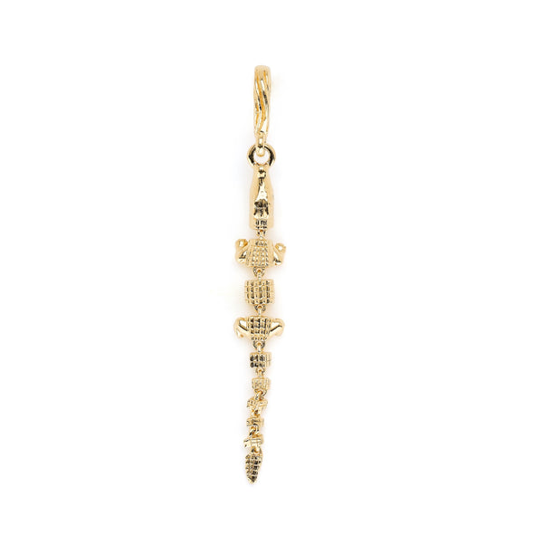 Alligator Vertebrae Charm