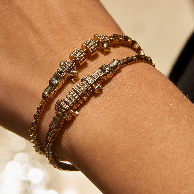 Alligator Wrap Bracelet
