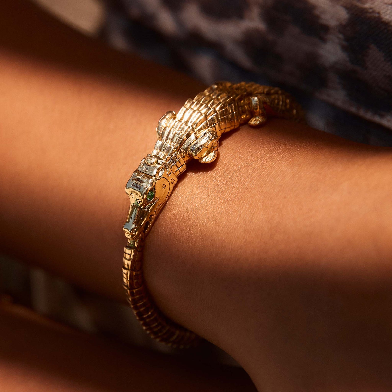 00s lgb crocodile スタッズ bracelet archive Kieselstein-Cord