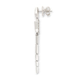 Diamond Alligator Earring Extra Long