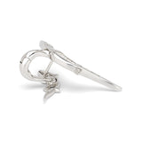 Diamond Alligator Meandering Ear Climber