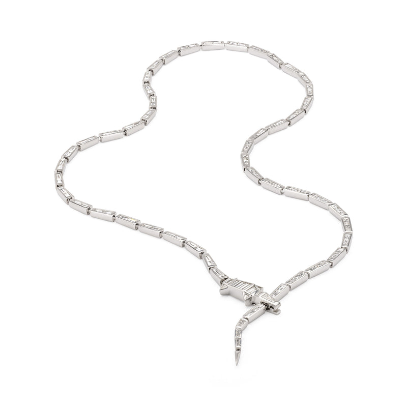 Diamond Alligator Necklace