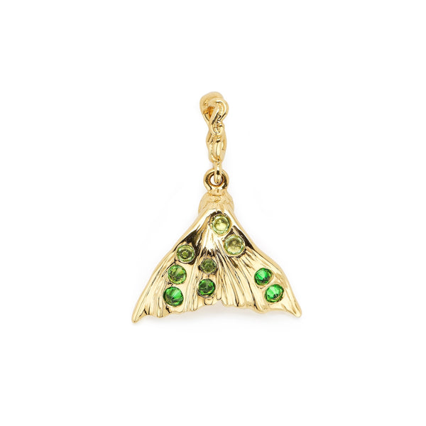 Flipper Charm with Tsavorites