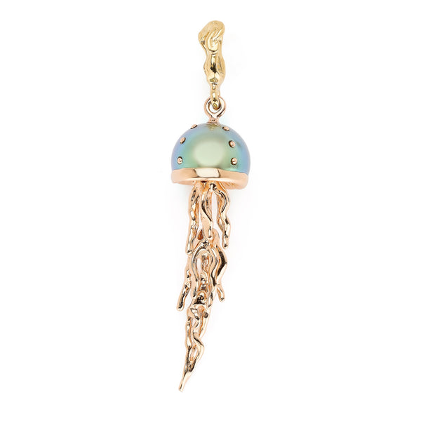 Jellyfish Large Tahitian Pearl Charm