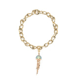 Jellyfish Large Tahitian Pearl Charm