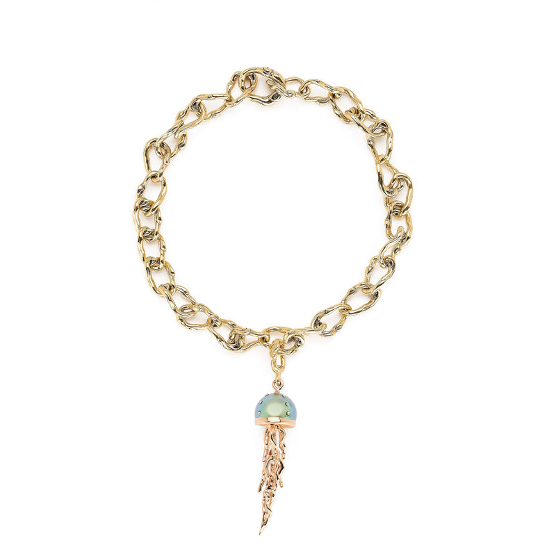 Jellyfish Large Tahitian Pearl Charm