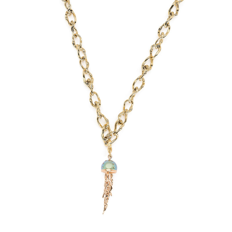 Jellyfish Large Tahitian Pearl Charm