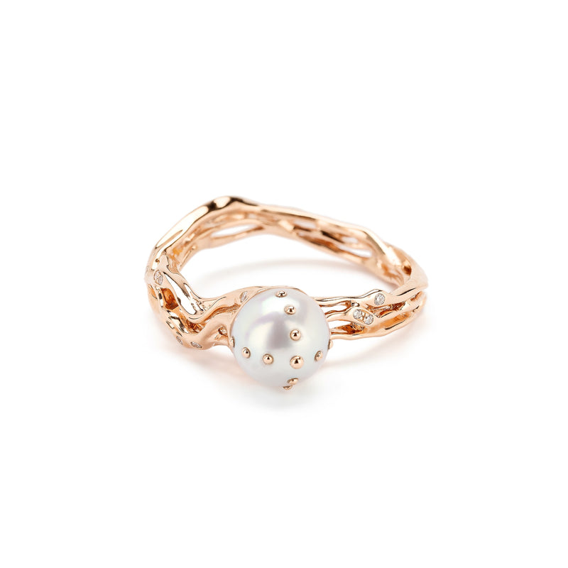 Jellyfish White Pearl Stackable Ring – Bibi van der Velden