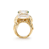 Large Frog Abalone Ring