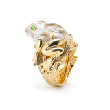 Large Frog Abalone Ring