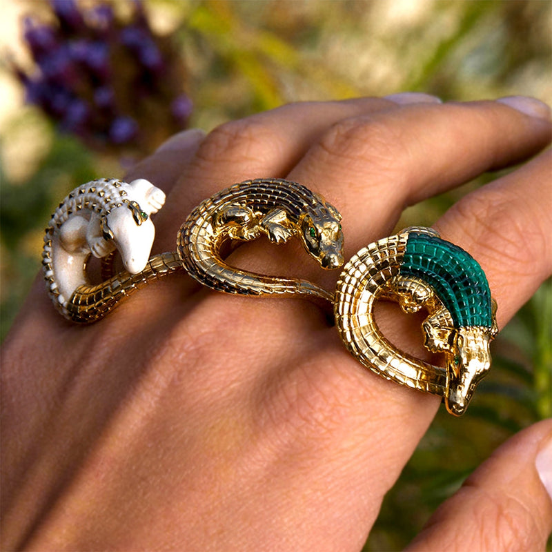 Alligator Mammoth Twist Ring