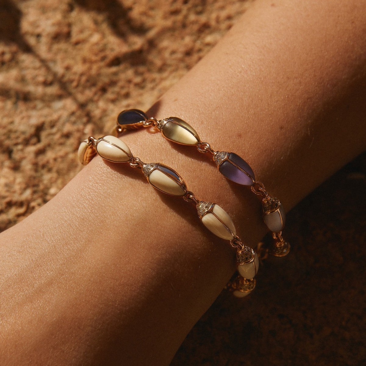 Shop unique rose gold bracelets Bibi van der Velden