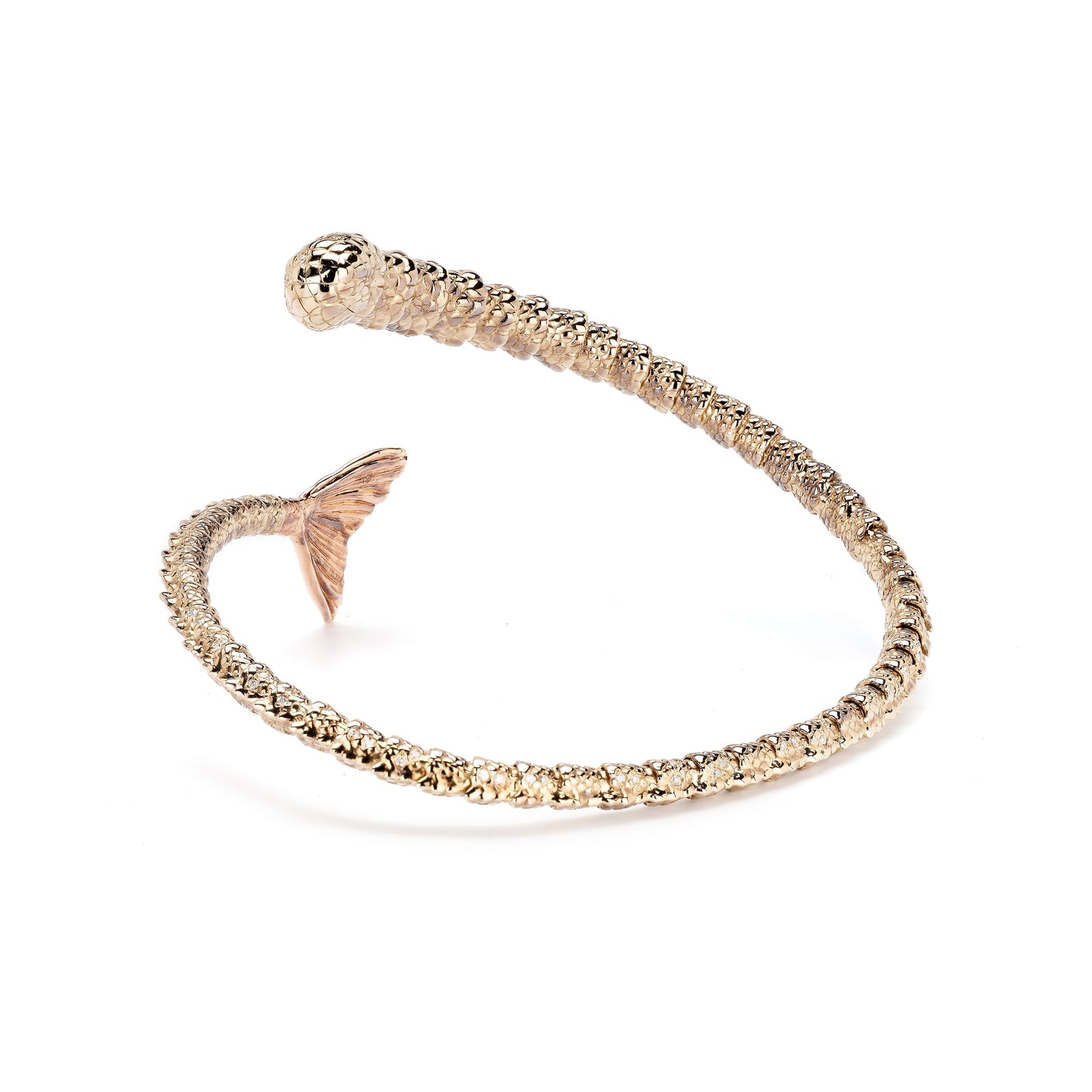 Meandering Mermaid Tail Bangle – Bibi van der Velden - Main Image