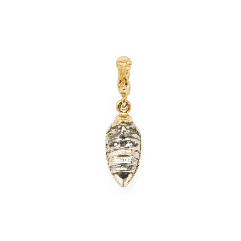 Mini Scarab Pave Tsavorite Charm