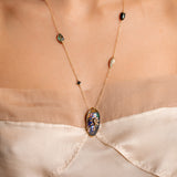 Scarab Abalone Necklace