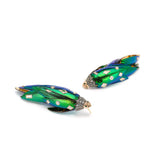 Scarab Pop Art Bunch Earring with Diamonds