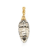 Scarab Malachite Cocktail Pendant