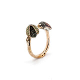 Scarab Tsavorite Fly Floaty Ring