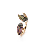 Scarab Tsavorite Fly Floaty Ring