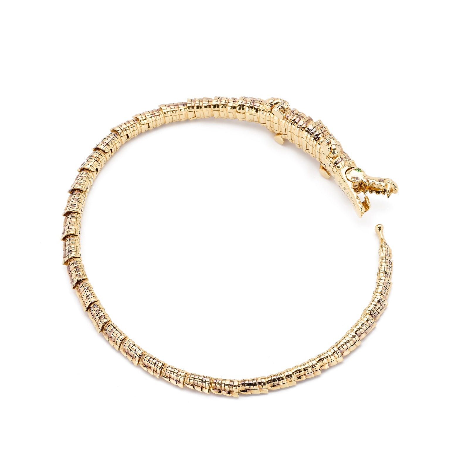 Thin Alligator Wrap Bracelet – Bibi van der Velden