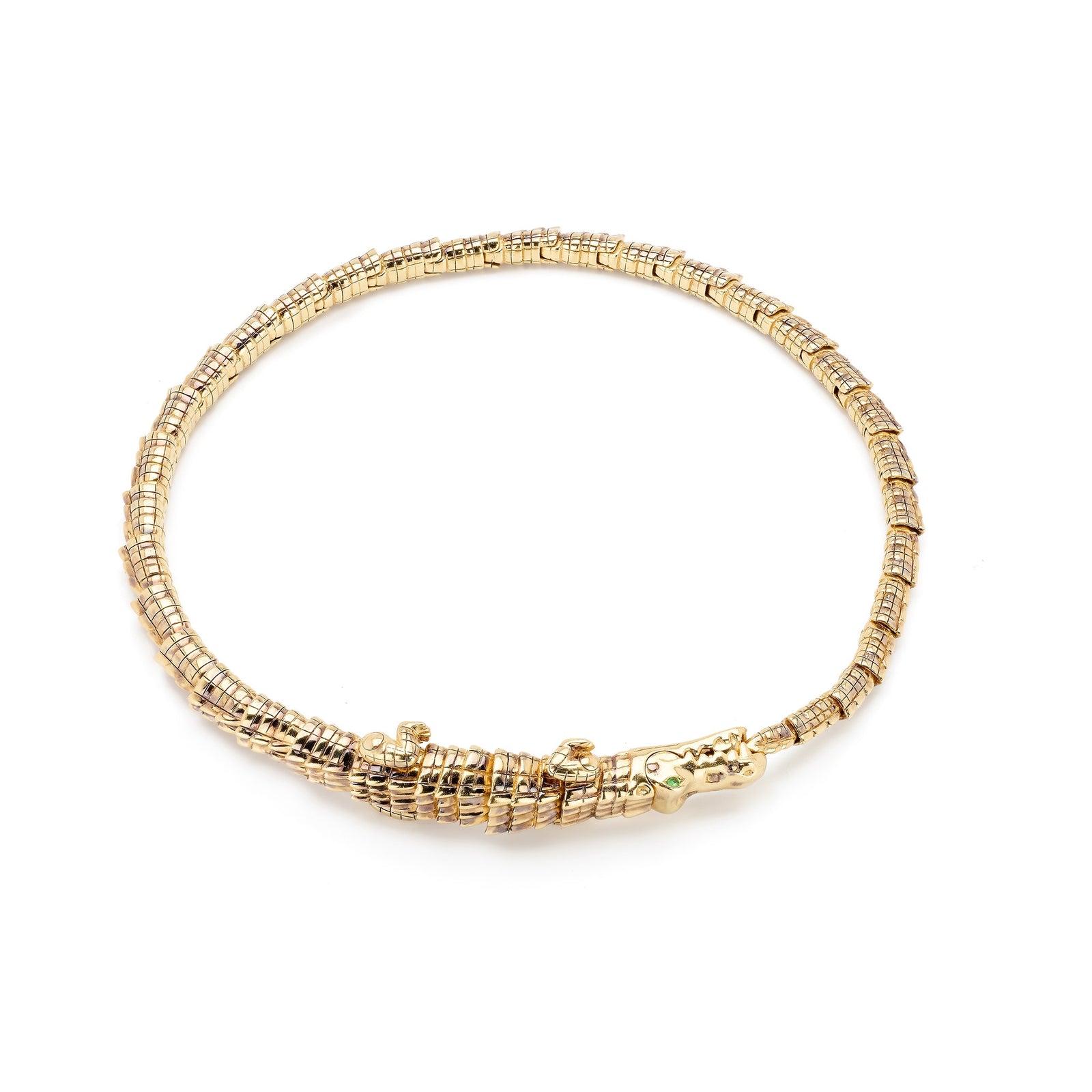 vivify Seamless CavalryChainBracelet キヘイ Thin Alligator Wrap Bracelet – Bibi van der Velden