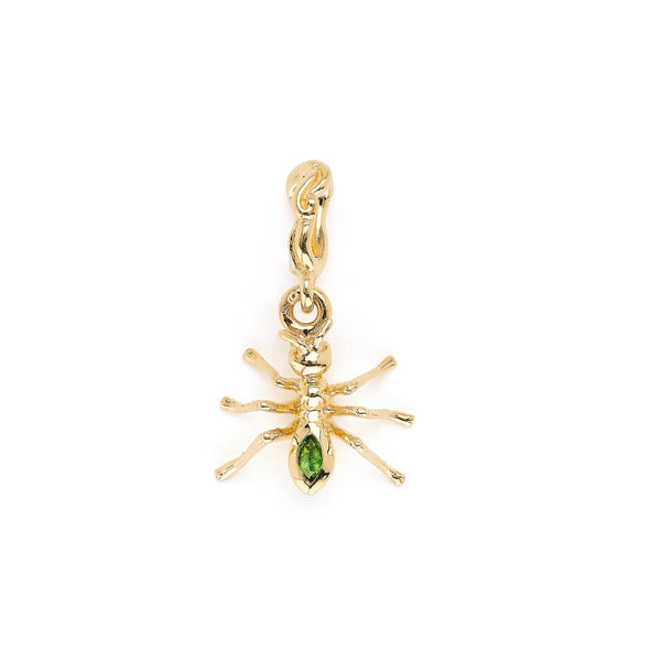 Tsavorite Ant Charm