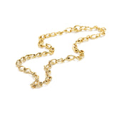 Wave Barrel Link Chain Necklace - Fine