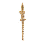Alligator Vertebrae Bite Earring