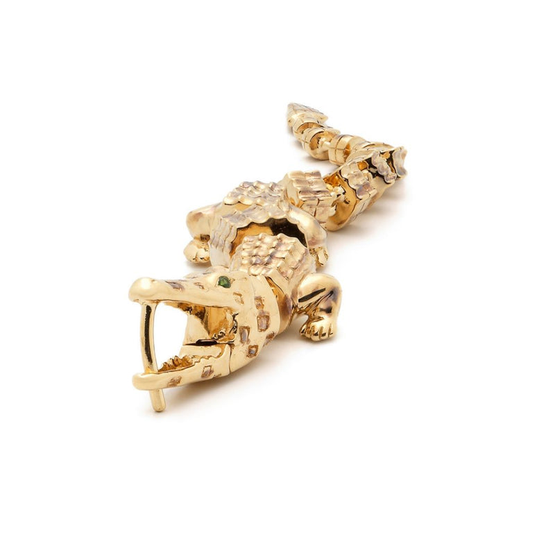 Alligator Vertebrae Bite Earring