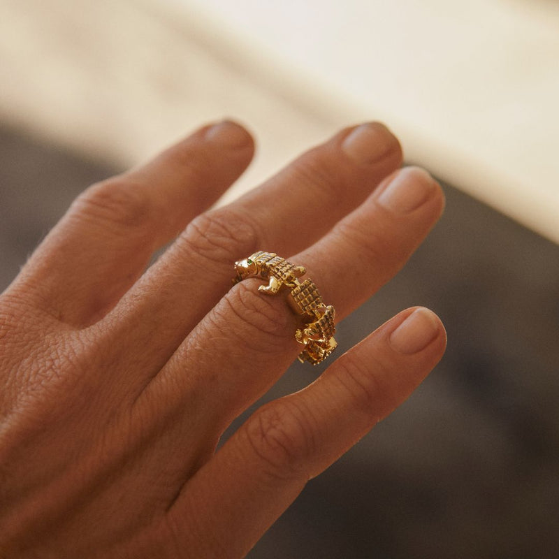 Alligator Vertebrae Ring