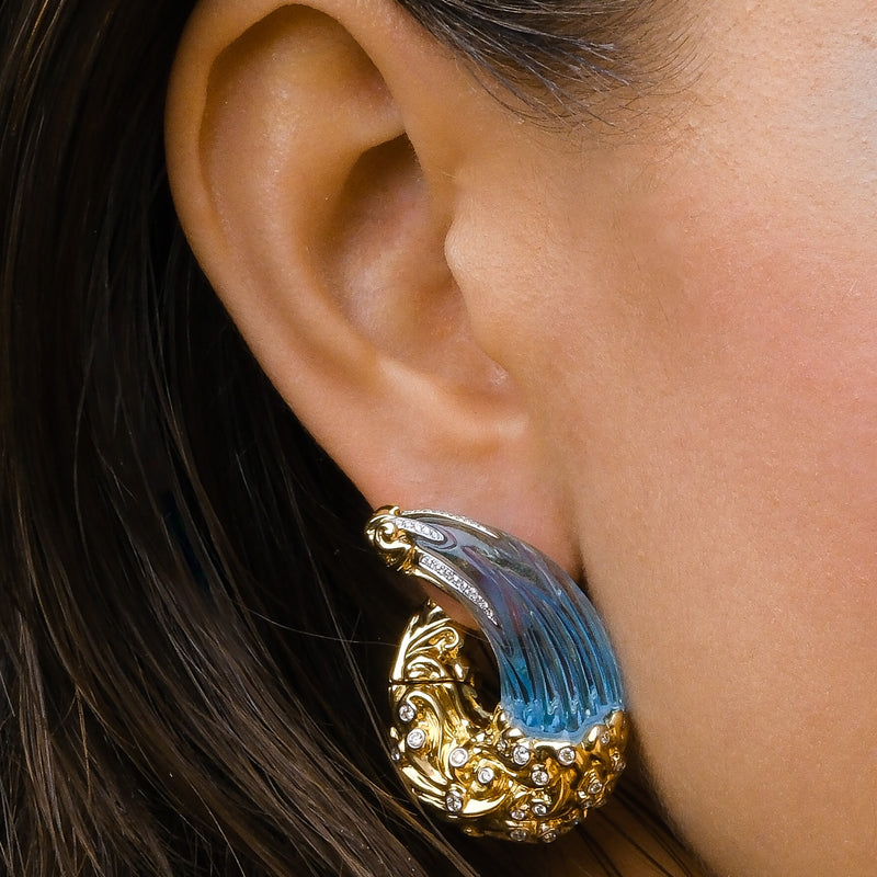 Barrel Wave Earrings