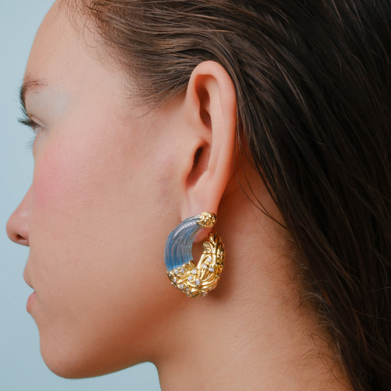 Barrel Wave Earrings