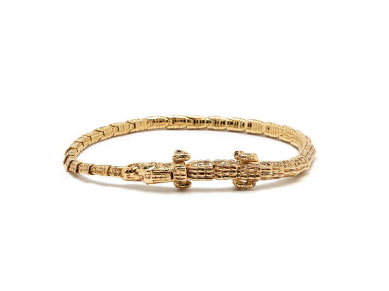 Alligator Wrap Thin Bracelet