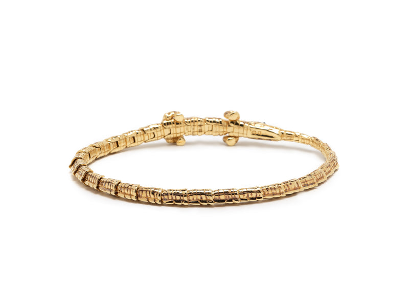 Alligator Wrap Thin Bracelet