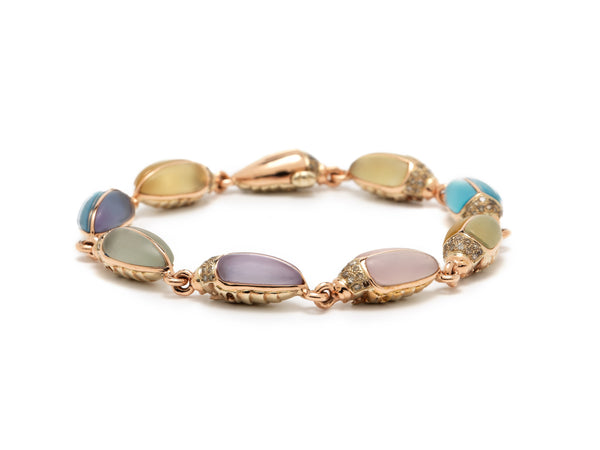 Mini Scarab Eternity Bracelet