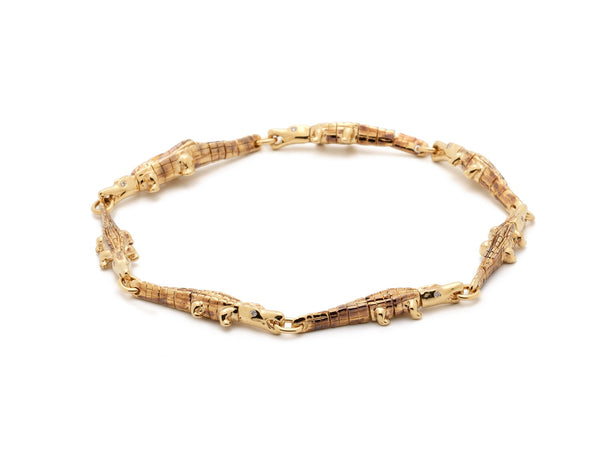 Baby Alligator Hinge Bracelet