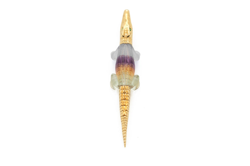 Summer Sunset Alligator Bite Earring