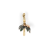 Monkey Tsavorite Palm Charm 18K