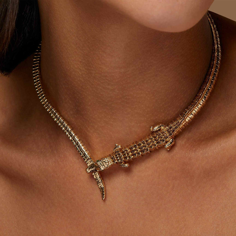 Alligator Wrap Necklace
