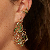 Tsavorite Spark Ear Hugger