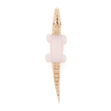 Pink Opal Alligator Bite Earring