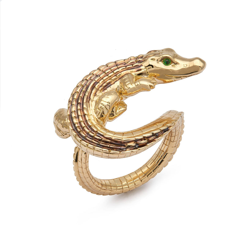 Alligator Twist Ring