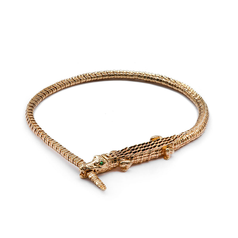 Alligator Wrap Necklace