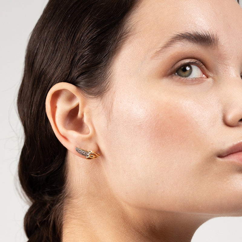 Medium Banana Stud Earring