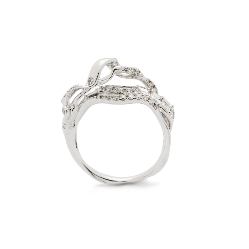 Exhale Ring Diamond Rings Bibi van der Velden